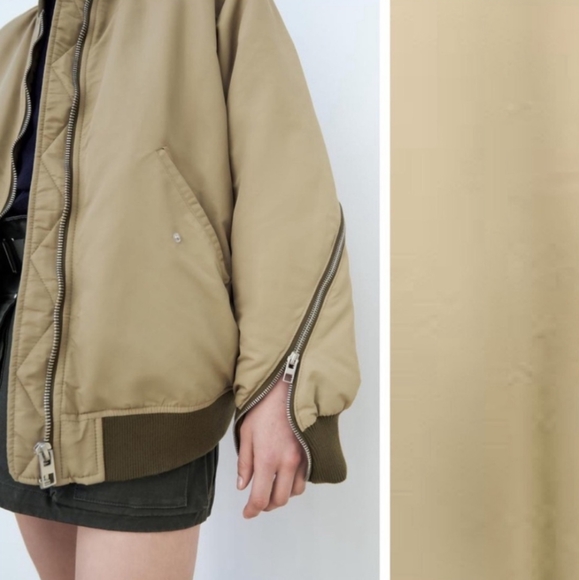 NWOT - ZARA Bomber Jacket - Picture 6 of 9